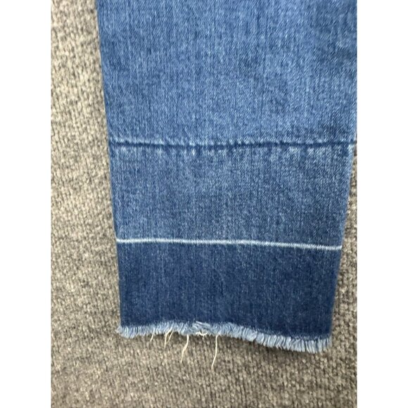 Closed Glow Jeans Women's 25 Blue Denim Made in Italy Ankle Raw Hem Hi Rise - Picture 9 of 13